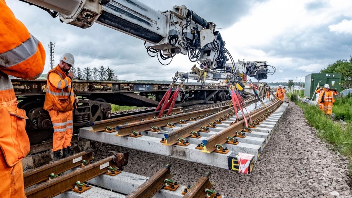 Passengers urged to plan ahead with rail upgrade work taking place north of Newcastle: Generic track renewals pic cropped