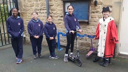 New cycle and scooter parking installed at schools across Leeds