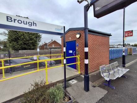 Brough station toilet pod