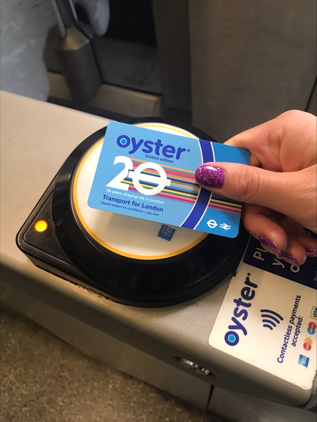 TfL Image - 20th Anniversary Oyster card