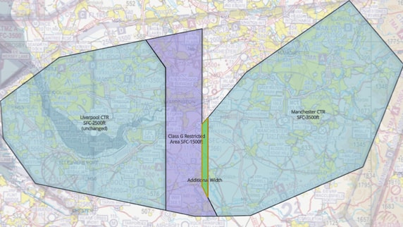 UK Civil Aviation Authority approves Manchester Low-Level Route airspace change: MLLR change