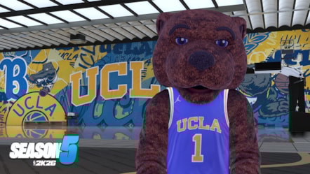 NBA 2K26 Season 5 LVL37 Joe Bruin UCLA Mascot