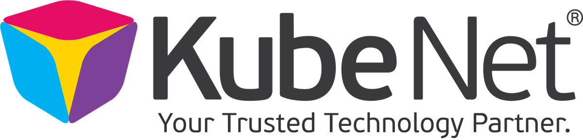 Kube logo - black text