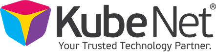 Kube logo - black text