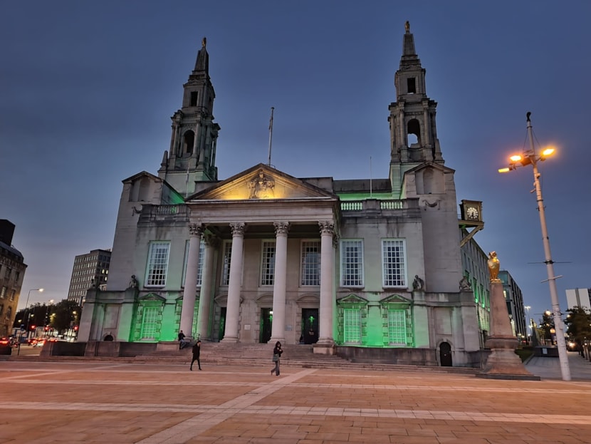 Inspiring women’s landmark legacy project to go before council chiefs: Civic Hall lit up in green for Recycling week