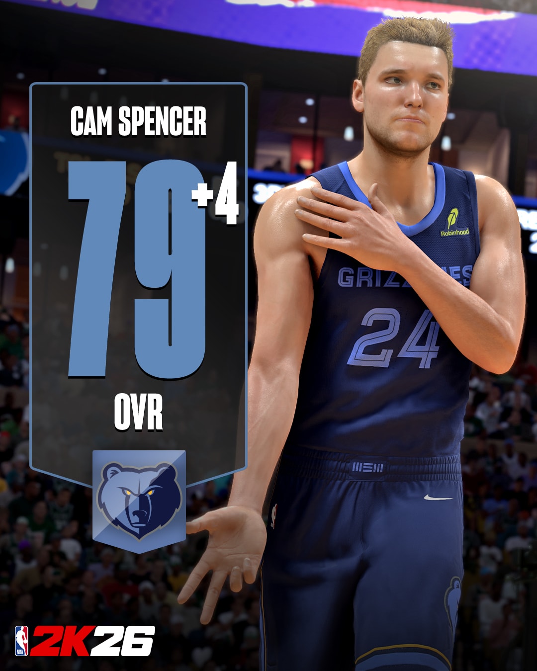 NBA 2K26 Ratings Update 4 - Cam Spencer 2