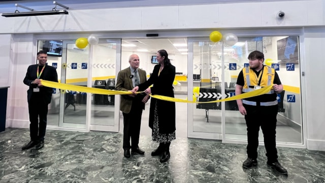 Euston station’s new and improved assisted travel lounge reopens to passengers: Vidar Hjardeng MBE opens the improved assisted lounge at Euston