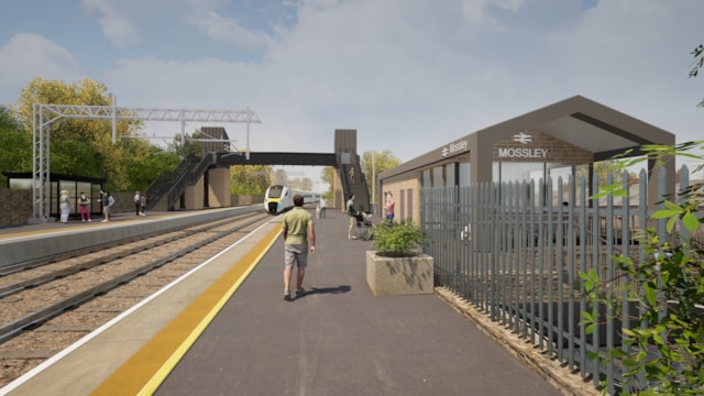 Huge turnout for Greater Manchester TRU public consultation as MP encourages more feedback: Mossley Station - Platform View RevB