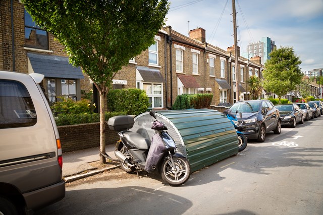 TfL Image - Residential cycle parking hangar