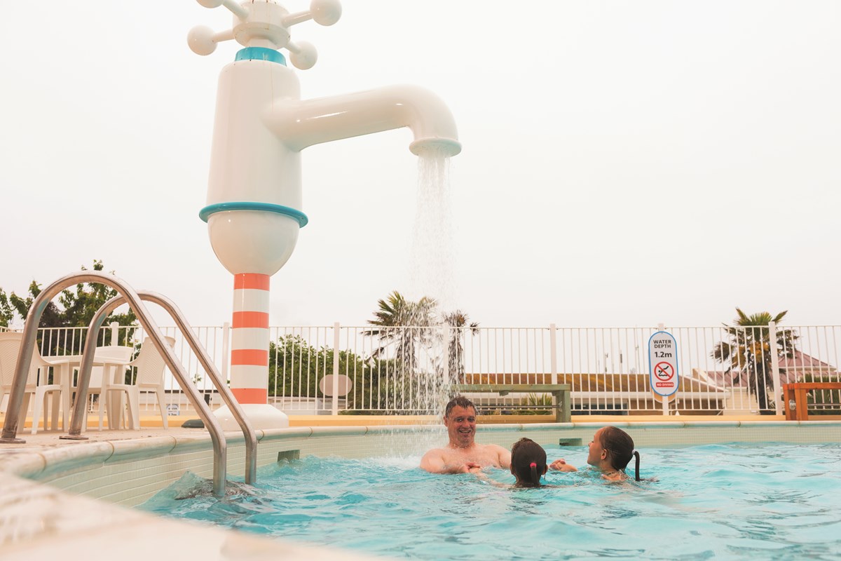 Outdoor Pool at Devon Cliffs