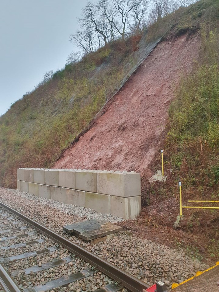 Finished SERP landslip Jan