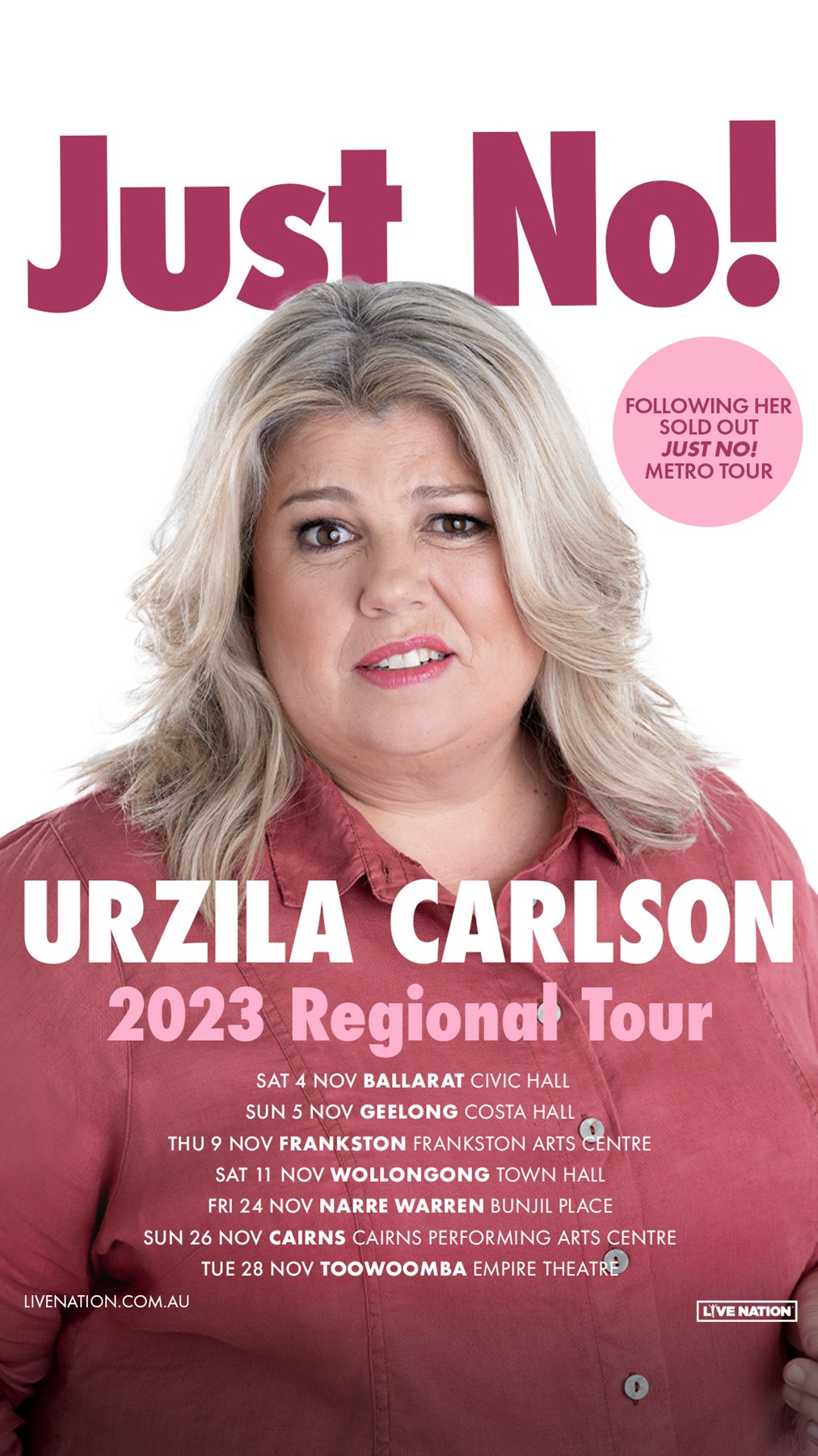 Urzila Carlson Regional Tour 1080x1920