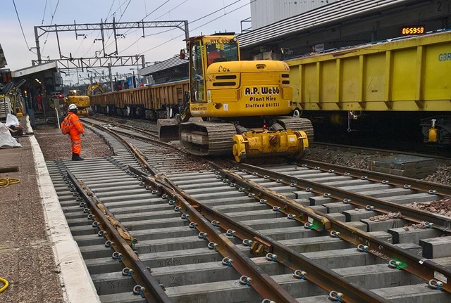 Major rail upgrades completed at Colchester to make main line services more reliable: Wk22 Colchester 0700 Sunday