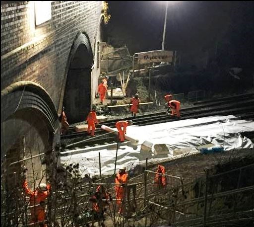 Bath bridge replacement work