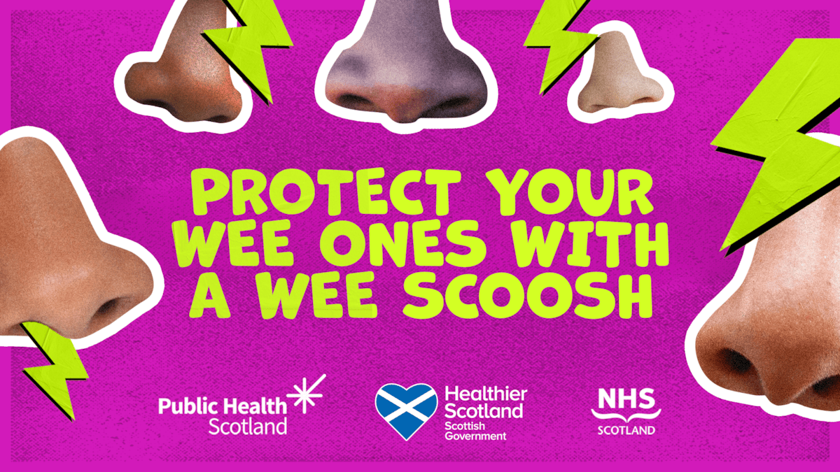 Child Flu: protect your wee ones with a wee scoosh (16:9)