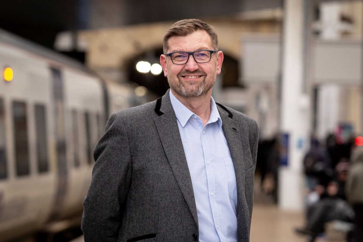 Image shows Tony Plumbley - ETCS engineering lead at Northern