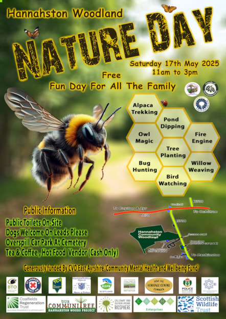 Hannahston Woods Nature Day poster