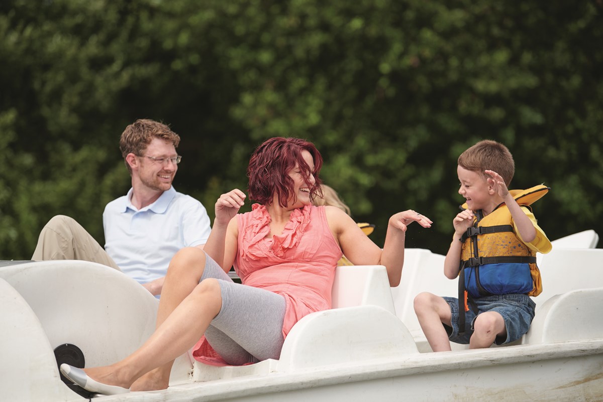 Boating Lake at Hafan y Môr