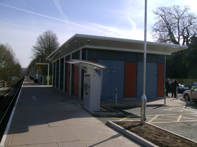 Uckfield Station 1: The new modular station building at Uckfield