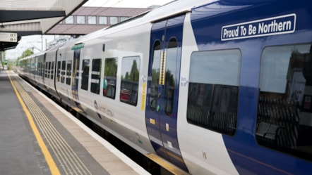 Image shows Northern train at platform-2