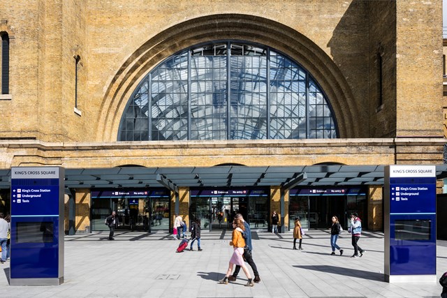 King's Cross railway station - entrance