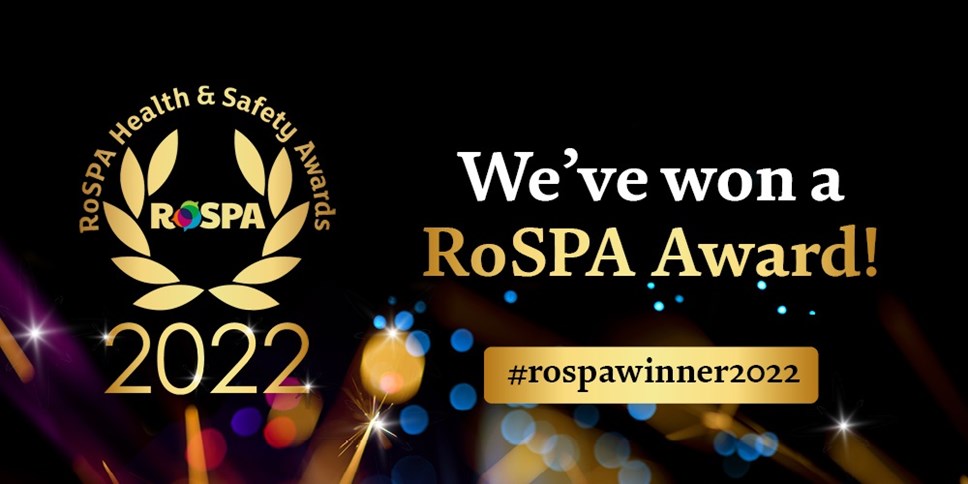 RoSPA Award 2022 logo