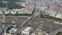 Charing Cross and Waterloo East to close for 22 days for £20m railway upgrade: Aerial shot of Charing Cross station cropped-2