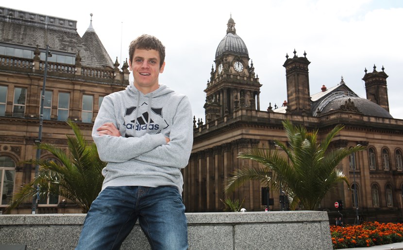 Sporting stars inspire at Leeds schools conference: jonnybrownlee_leedstownhall.jpg