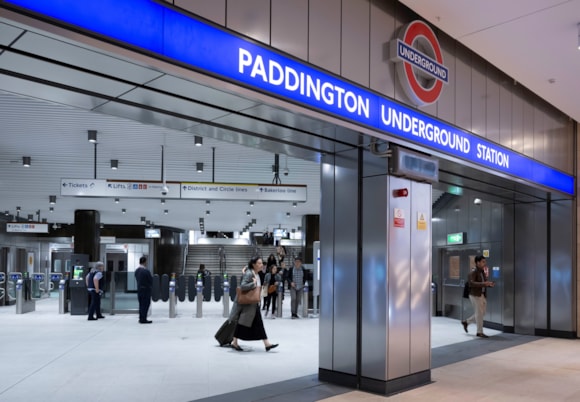 New accessible ticket hall at Paddington Tube station gives direct step-free access to the Bakerloo line for the first time: TfL Image - Paddington Underground 1