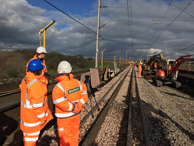 Work going well on Cheshire’s most iconic railway bridges: Holmes Chapel viaduct 4