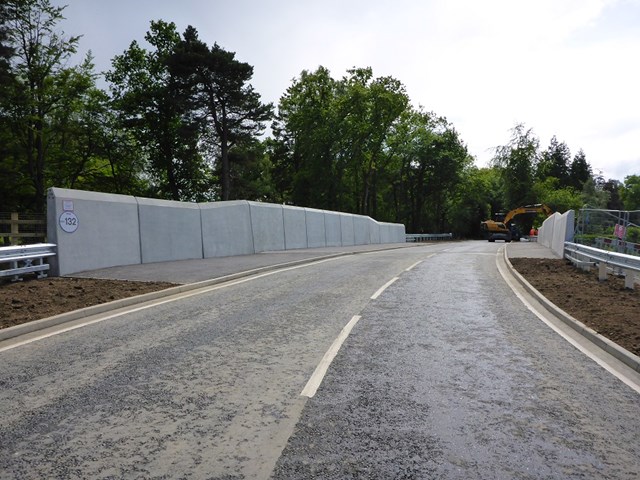 Finalising preparations to re-open Brucefield Road in Livingston