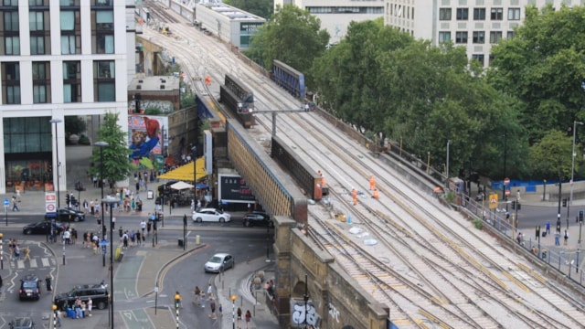 COMPLETED: London Charing Cross and Waterloo East reopen after railway carries out £20million programme of engineering work: Track replacement by Waterloo East