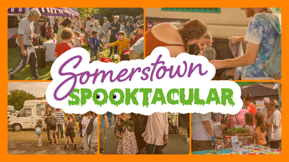 Somerstown set for a spooky time with free Halloween party: Somerstown spooktacular header image