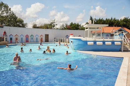 Outdoor pool at The Orchards