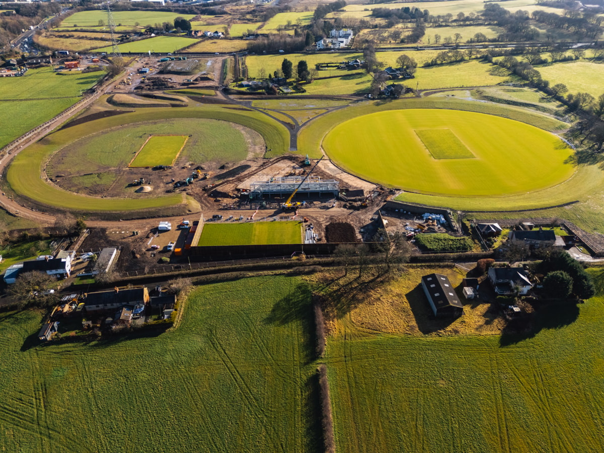 Farington aerial drone shot