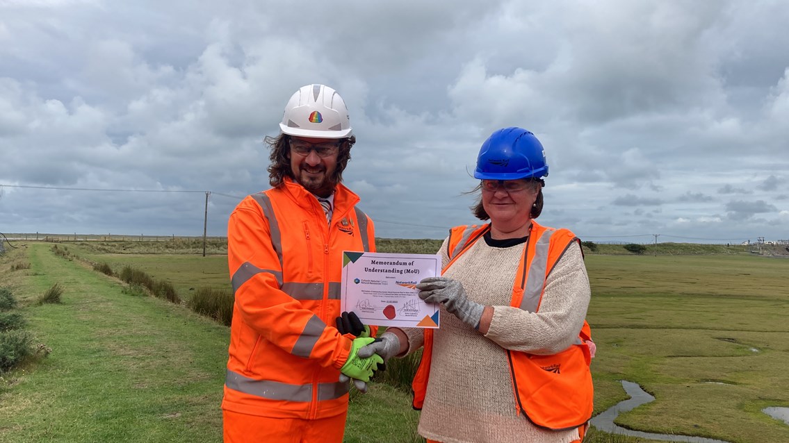 Certificate with estuary background