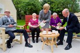 Launching proposals for pensions policy: Deputy First Minister Nicola Sturgeon and Finance Secretary John Swinney were at Smithycroft Very Sheltered Housing Complex in Glasgow to launch the Scottish Govenment's proposals for pensions policy in an independent Scotland.
Pic: Jeff Holmes