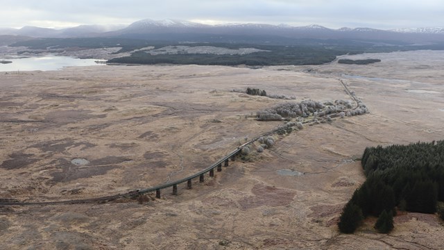 Rannoch Viaduct in context: Rannoch Viaduct in context