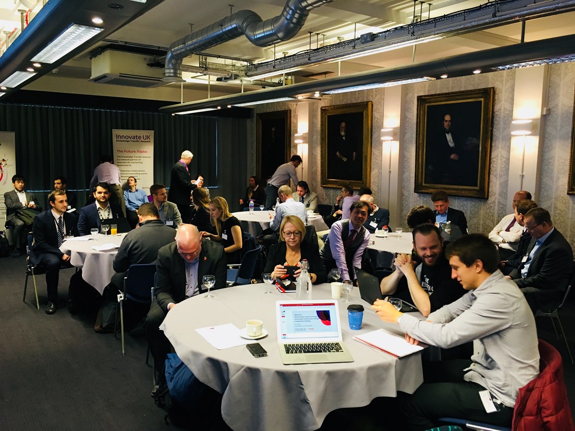 The briefing on 1 November outlined the scope of the competition with Innovate UK: Briefing event on 1 November for competition with Innovate UK