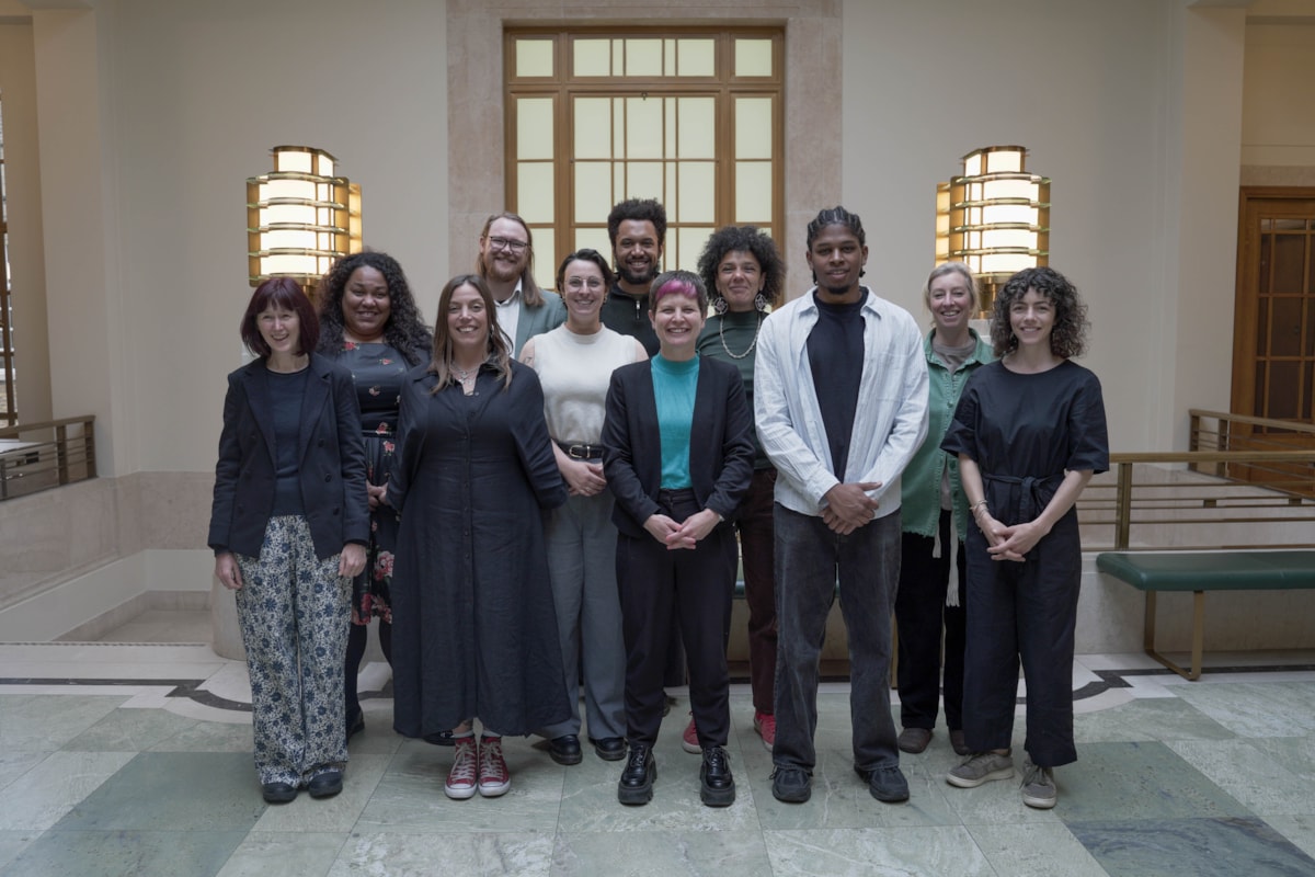 Mayor Zoë Garbett's new cabinet - L-R Cllr Abi Kingston, Cllr Soraya Adejare, Cllr Sam Mathys, Cllr Alastair Binnie-Lubbock, Cllr Florence Schechter, Cllr Jacob Cable, Mayor Zoe Garbett, Cllr Rachel Nkiessu-Guifo, Deputy Mayor Dylan Law, Cllr Sally Zlotowitz, Cllr Laura-Louise Fairley
