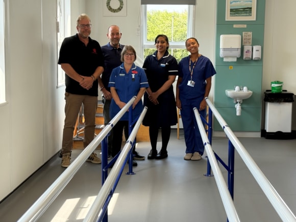 Rosewarne Cheque Presentation Parallel Bars