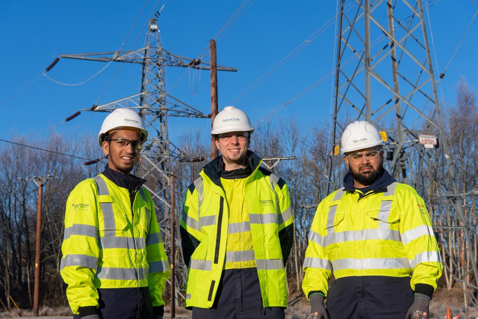 Engineers from Electricity North West