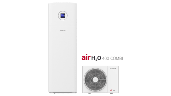 Hitachi lance la gamme airH2O 400 COMBI : des pompes à chaleur air/eau avec ballon ECS intégré: airH2O 400 COMBI Banner
