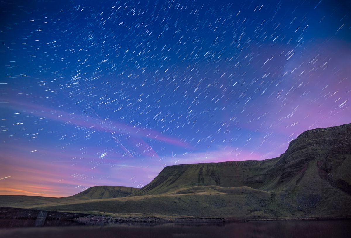 Dark Skies: Bannau Sir Gaer and Fan Brycheiniog from Llyn y Fan Fach Black Mountain, Copyright: Visit Wales