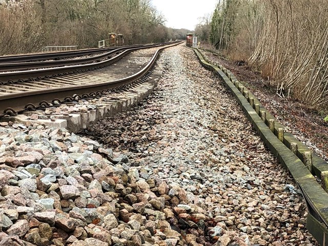 Tonbridge – Redhill landslip: Godstone landslip 1