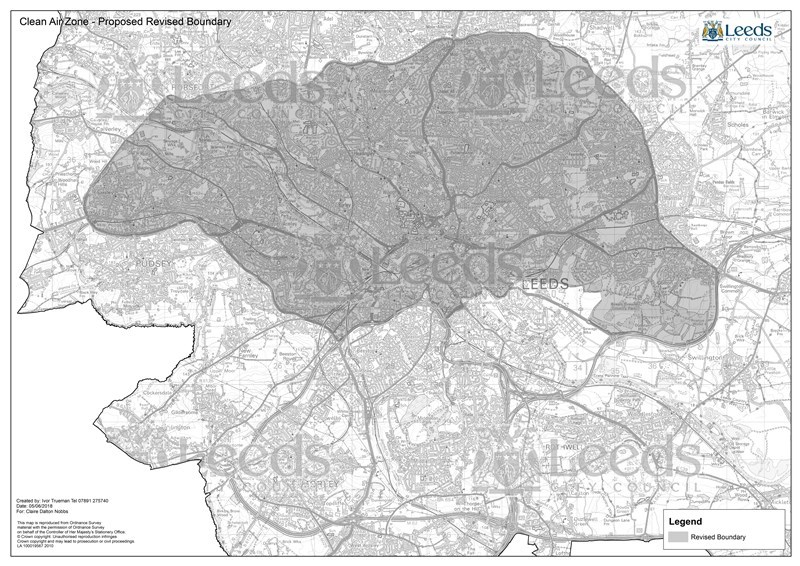 Businesses and residents encouraged to have their say on proposals for a Clean Air Charging Zone.: revised-boundary-caz-b.jpg