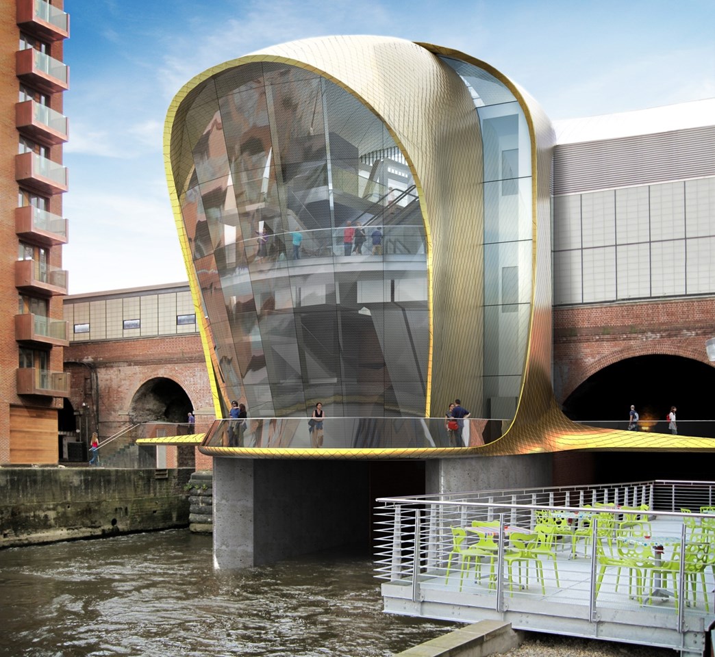 Artists impression new southern entrance at Leeds_003: copyright Metro