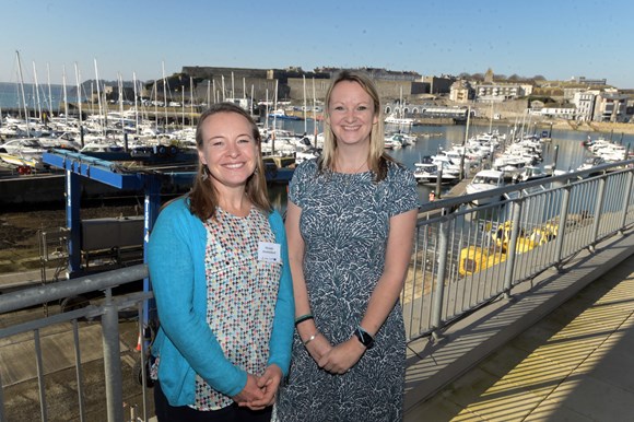 Tagging programme enables scientists to begin identifying key habitats of English Channel’s critical fish species: TV presenter Miranda Krestovnikoff with FISH INTEL project lead Dr Emma Sheehan-2