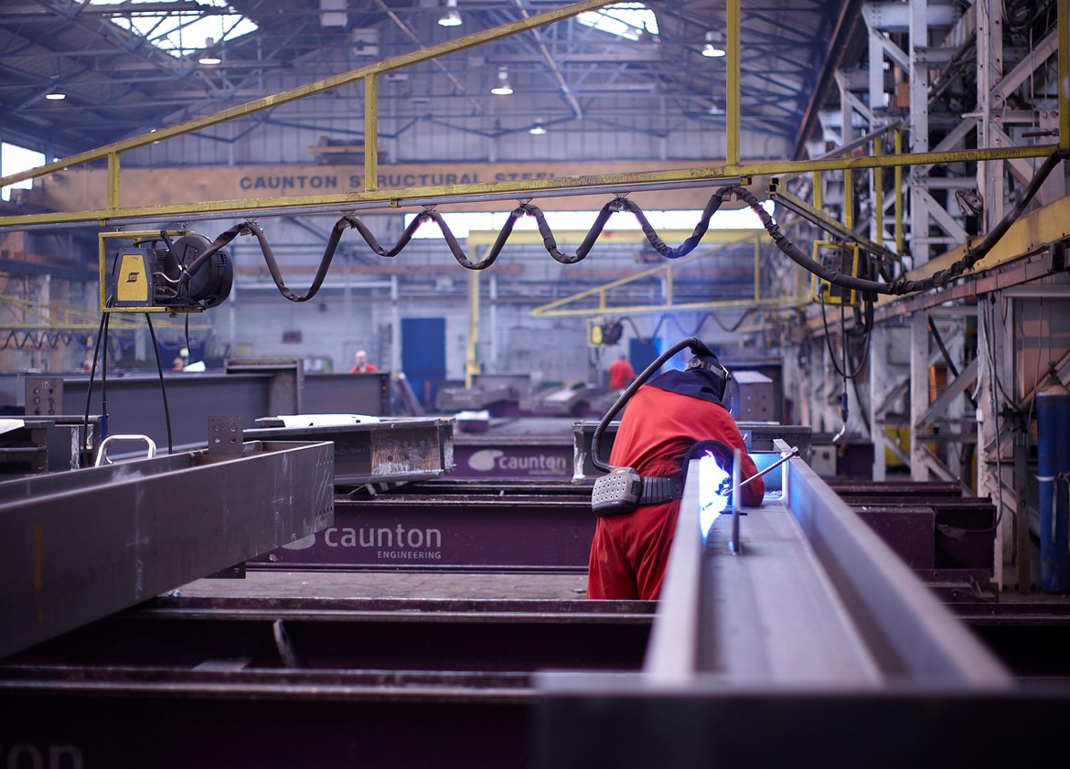 Notts engineers deliver steel for HS2’s biggest tunnel site: Cauton Engineering image of the Moorgreen facility September 2020