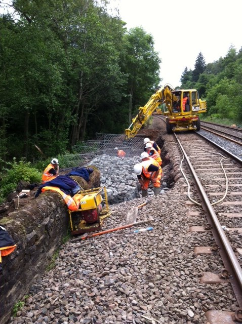 Haltwistle repair work